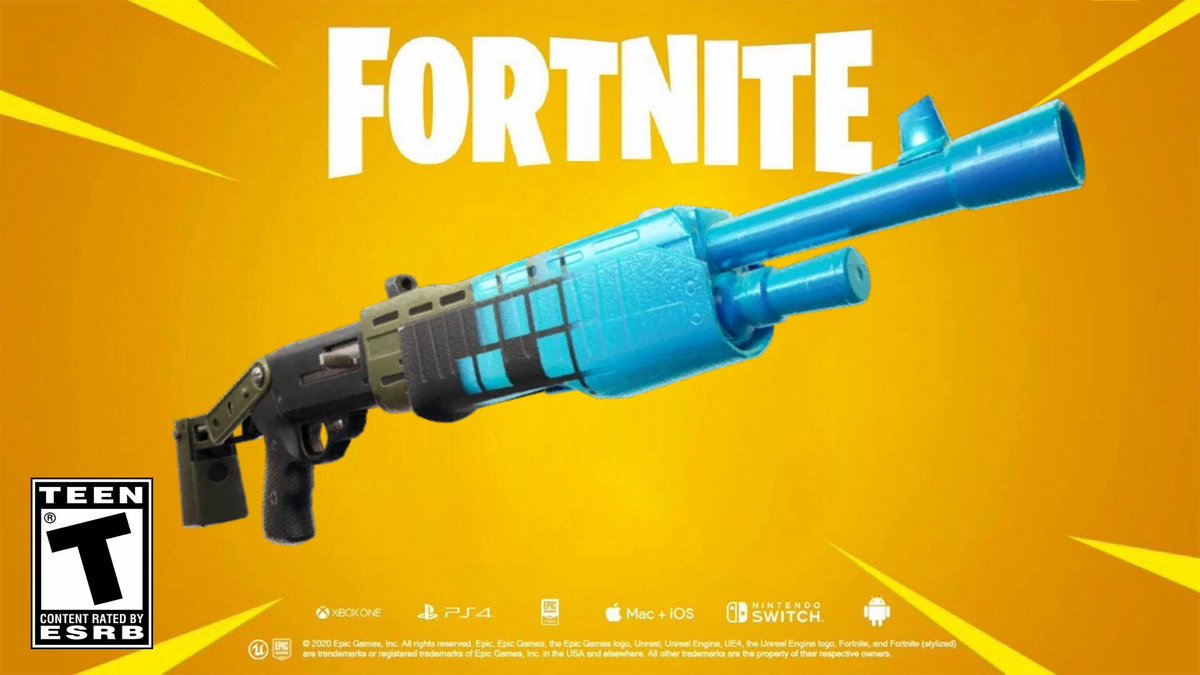 FortniteFNLK's tweet photo. FORTNITE NEW RELOAD UPDATE!

🔒The Morphite Tactical Shotgun is now in the mix, while the Sweeper Shotgun has been sent to the vault. 
🔁 Morphite Pump Shotguns have replaced regular Pumps across all rarities. 
⏩ More changes are on the way, so stay tuned for what's coming next.

USE CODE ‘FNLK’ #ad