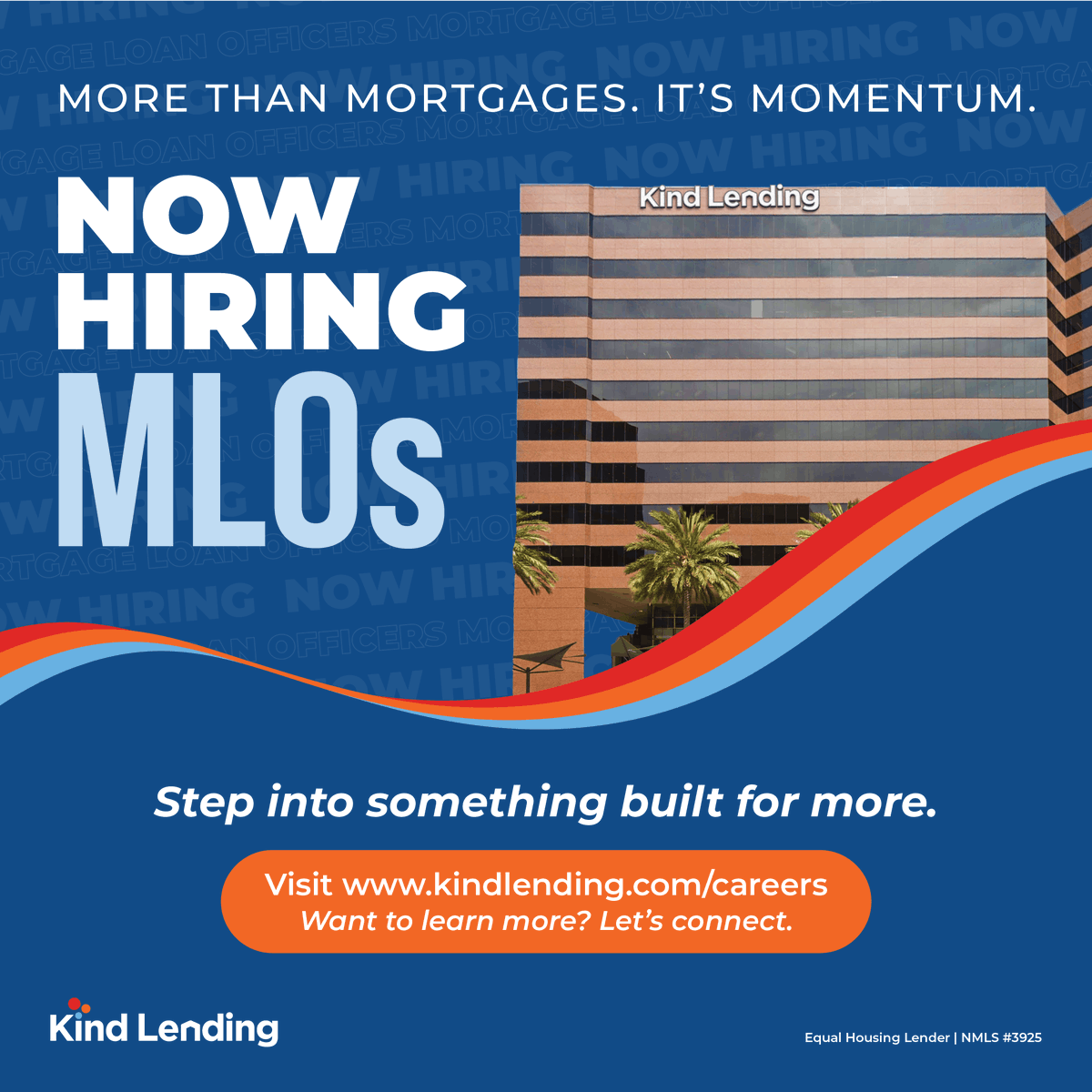 KindLending's tweet photo. Now hiring MLOs nationwide.
If growth is on your mind, this is your sign.

Visit https://t.co/sjaUMI4ZLf

#KindLending #MortgageCareers #LoanOfficerLife #MLO #MortgageIndustry #GrowYourBusiness #LevelUp #NowHiring #MoreThanMortgages #ItsMomentum https://t.co/eY40mn86UA