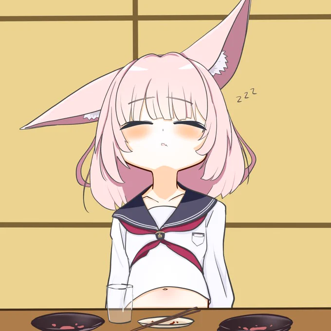ニコ…お肉美味しかった? 久しぶりにいっぱい食べたね… この後何が起こるか知ってる? 血糖値スパイクだよ