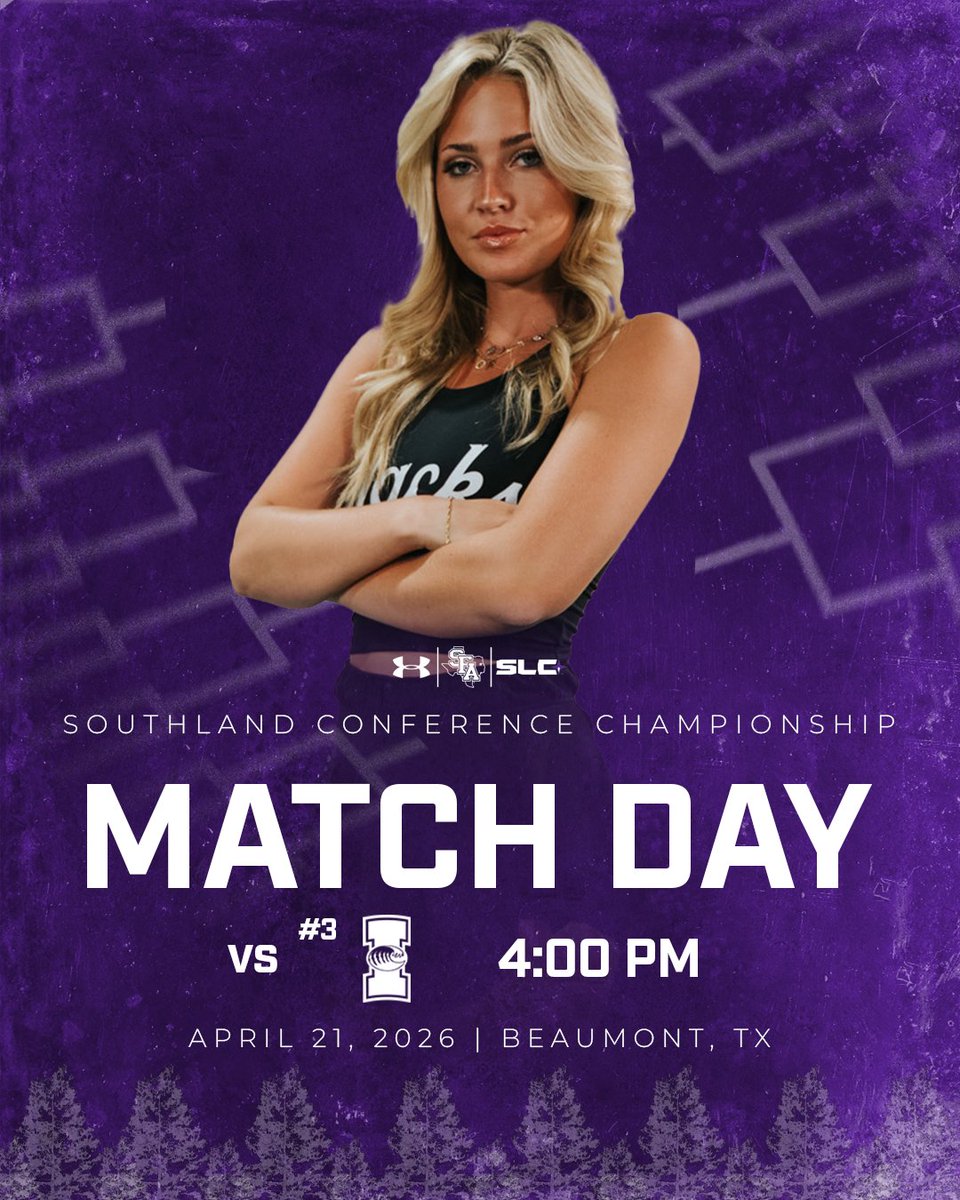 IT'S CHAMPIONSHIP MATCH DAY 🏆

🆚: Texas A&amp;M - Corpus Christi
⏰: 4:00 PM
📍: Beaumont Municipal Tennis Center
📺: sfajacks.com/WatchTennis
📊: sfajacks.com/TennisStats
📰: sfajacks.com/TennisNews

#AxeEm x #orELSE