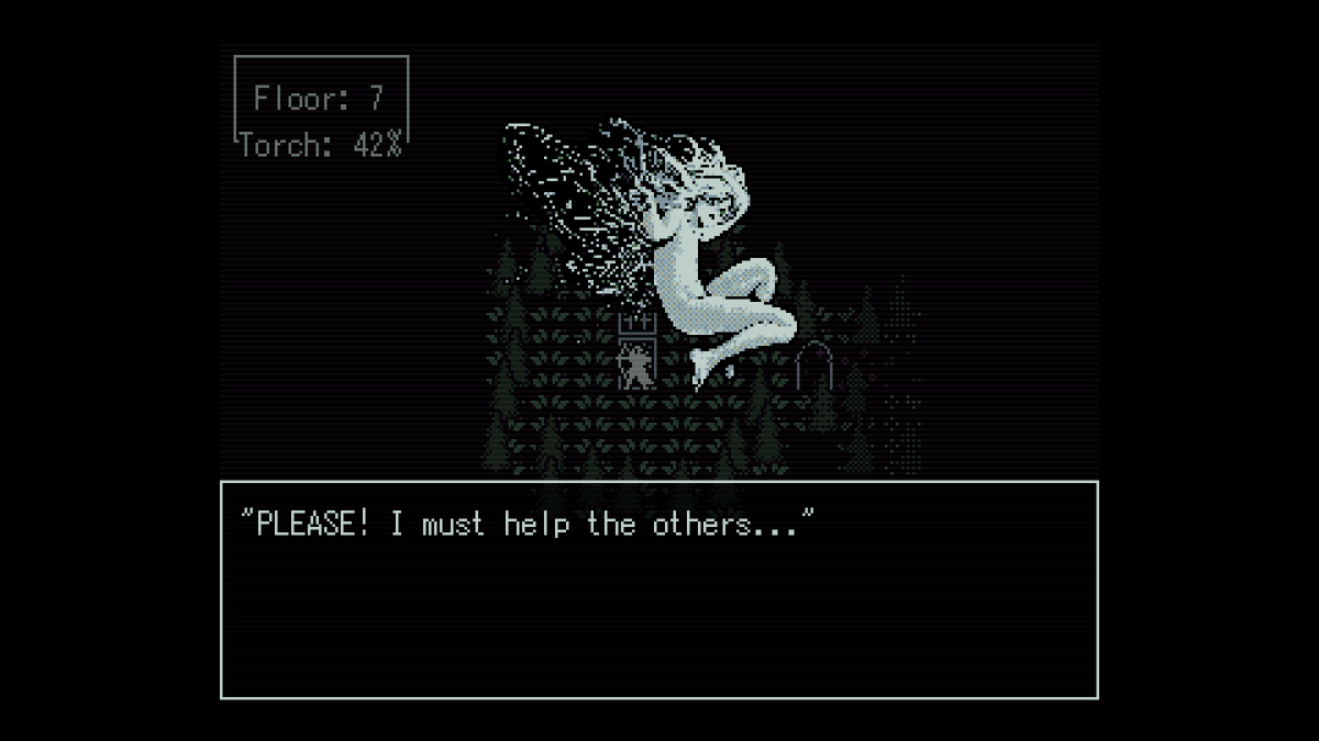 IEclipseStudio's tweet image. In a small forest opening, a sylph sits in a cage.

They are pulling and biting the bars like their life depends on it.

#pixelart #ドット絵 #gamedev