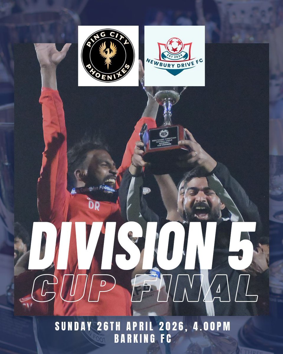 EssexCorinthian's tweet image. 𝙏𝙃𝙀 𝘼𝘾𝙏𝙄𝙊𝙉 𝘾𝙊𝙉𝙏𝙄𝙉𝙐𝙀𝙎...

A cup final triple-header awaits!

Friday:
Div 6 Cup - Newbury Kings v @ValenceUtdB 
At @aveleyfc

Sunday:
Div 1 Cup - @StAugustinesFC v @JKSILVERTOWNFC 
Div 5 Cup - @PCPhoenixes v @NewburyDriveFC 
At @barkingfc 

#Corinthian