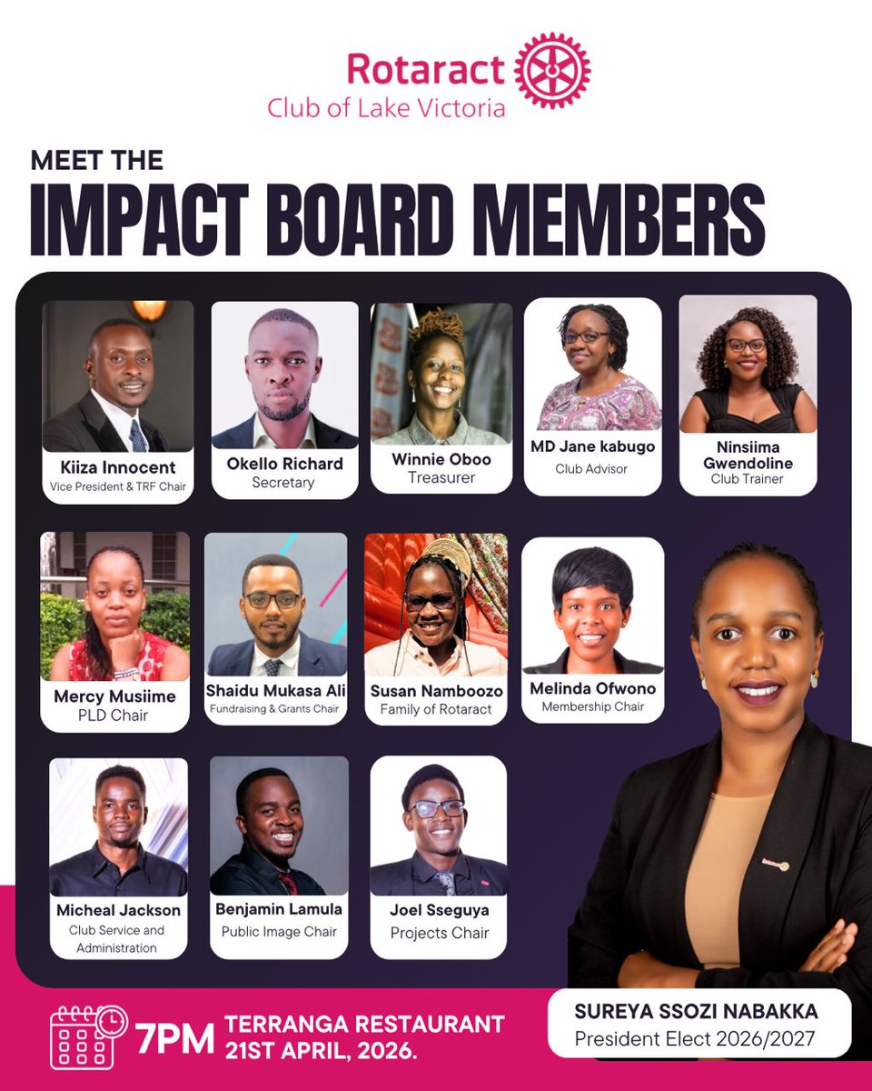 Rotaract Club of Lake Victoria tweet media