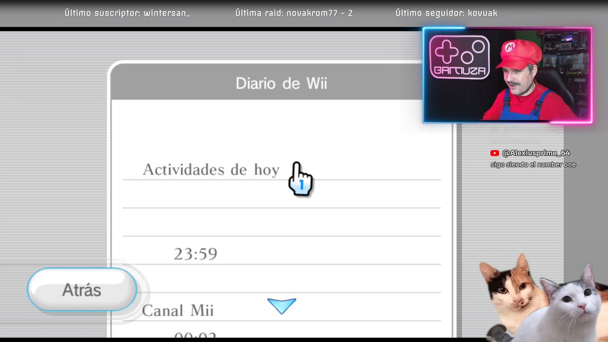 gamuzagaming's tweet image. Una cosa que estuvo muy curiosa del último directo de #SuperMarioGalaxy que hicimos es que tuvimos la experiencia Wii completa: Editamos nuestro mii, consultamos nuestra fortuna, miramos nuestro tiempo de juego en el diario... ¡Hasta actualizamos la consola!
#Wii #NintendoWii