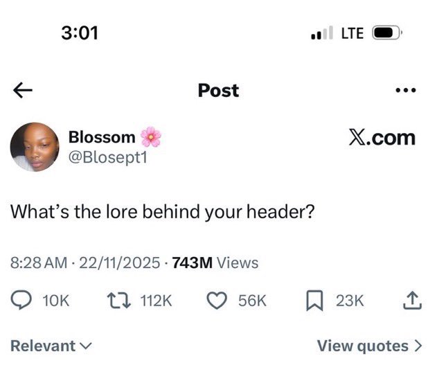 The first Nigerian who also didn’t get paid a dime for 700M views (which would have been life-changing money) because she greedily took a gig that violated X’s policies.