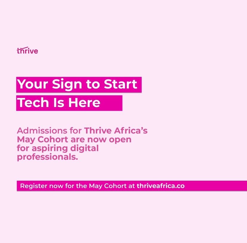 Thriveafrica1's tweet image. Admission is now open for our in-demand digital programs 🚀

Cybersecurity • Generative AI • Cloud Computing• Data Science • Machine Learning • UX/UI Design • Front-end Engineering &amp;amp; more.

Register at thriveafrica.co

#Thrive #ThriveAfrica #TechSkills