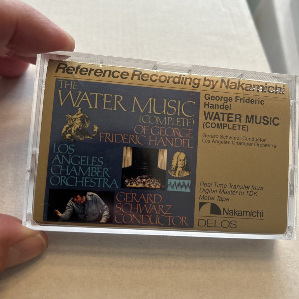 botcassette's tweet photo. Nakamichi Reference Recording Handel Water Music Cassette. Rare. Colorado Springs, CO 
🔗 https://t.co/XKt4XtGW4x  ❤️️
 #ad https://t.co/D9iVzsXEqO