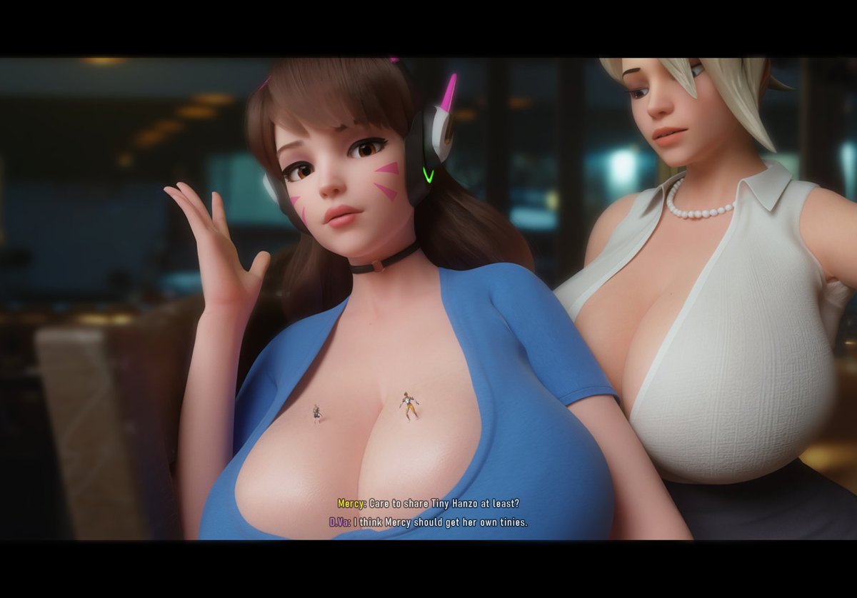 krieginax's tweet image. Come on D.‌Va, share your tinies! #SizeTwitter #Giantess #Overwatch