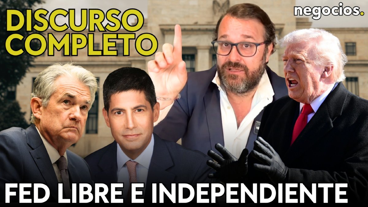 negocios_tv's tweet image. DISCURSO WARSH | Niega ser un "títere de Trump", defiende la FED y propone un giro en la inflación

youtu.be/icbJt_Q8sAk

#ultimahora #kevinwarsh #fed #trump #eeuu #senado #powell #finanzas #economia #market #inflacion #washington #noticias #breakingnews #negociostv