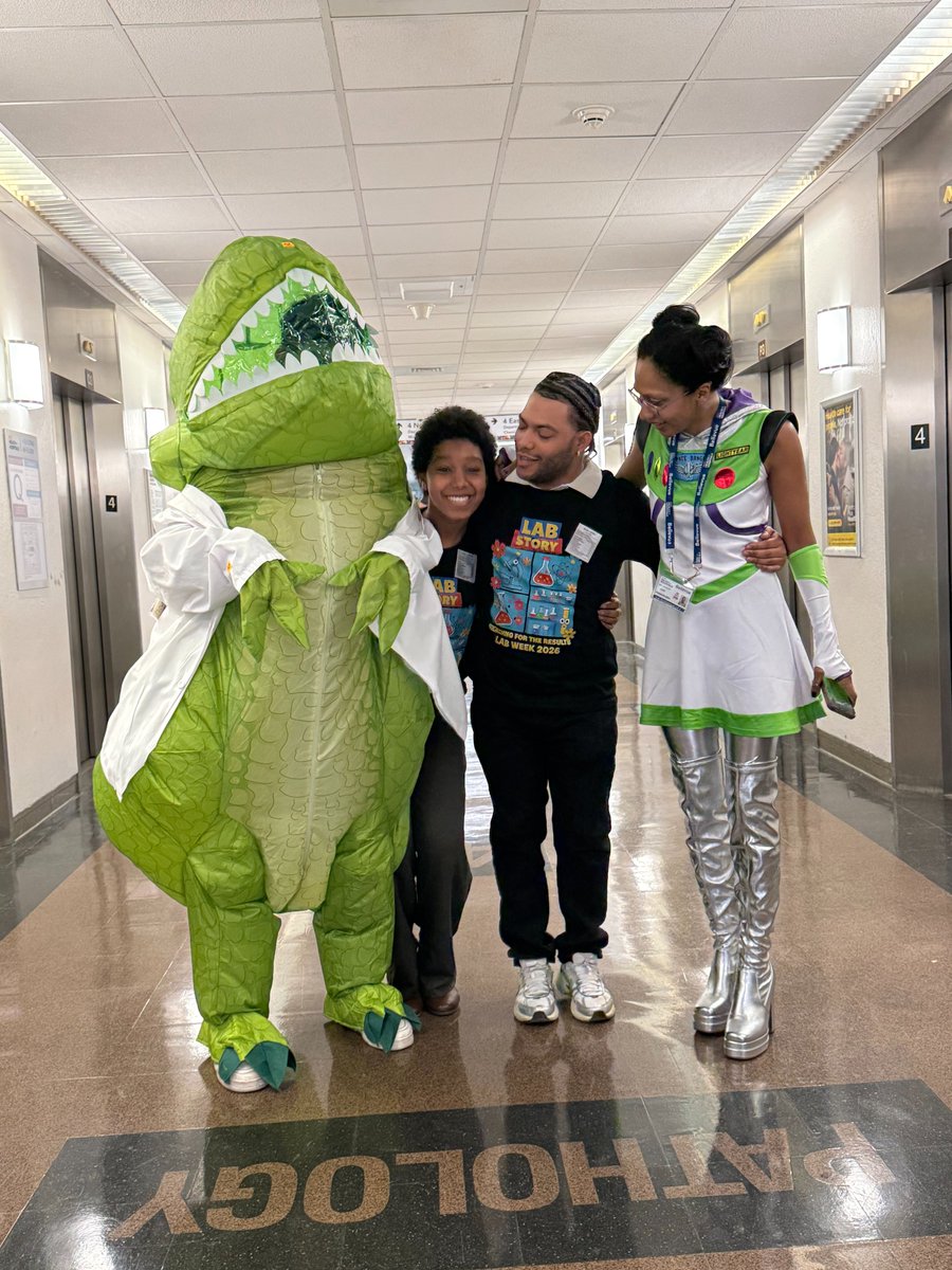 BellevueHosp's tweet photo. (2/2)
This Lab Week, they’re also showing their spirit (and creativity!)—including some Toy Story–inspired looks. Take a look at how the team is celebrating!

#LabWeek2026 #MedicalLaboratoryProfessionalsWeek https://t.co/mwJuJgsj7G