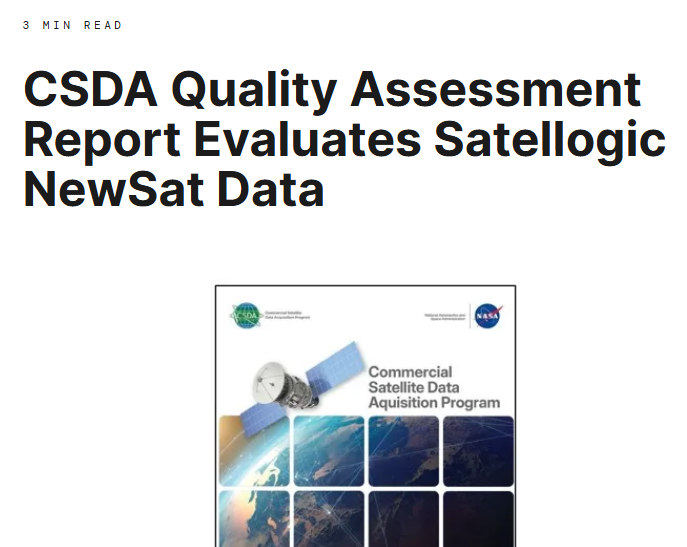 loco_dela_bolsa's tweet image. $SATL #Satellogic #NASA 2026/03/09 - NASA Commercial Satellite Data Acquisition (CSDA) Quality Assessment 🥇🏆🛰️🚀

What does it mean? 

Well, basically, that $SATL is doing and AWESOME job collecting high quality data for NASA CSDA.

Let's disect this:

science.nasa.gov/uncategorized/…
