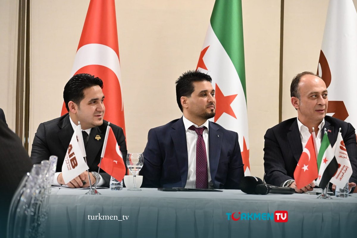 turkmantv's tweet photo. 📌نظّمت جمعية اتحاد رجال الأعمال السوريين والأتراك الدوليين (SAİB) اجتماعاً تعريفياً في إطار جهودها لتعزيز الاستثمار في #سوريا وتشجيع رجال الأعمال السوريين والأتراك على توسيع أنشطتهم الاقتصادية.
#تلفزيون_التركمان https://t.co/pcxK7IXA3j