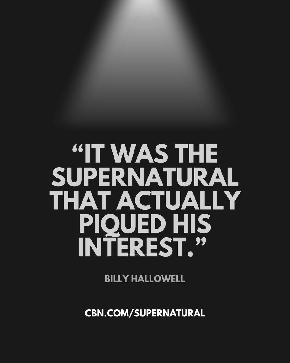 BillyHallowell's tweet image. Sometimes it’s not arguments alone that open a heart, it’s the encounter with something beyond explanation.

“It was the supernatural that actually piqued his interest.”

Discover more stories like this at cbn.com/supernatural 

#Supernatural #FaithJourney #ChristianTestimony