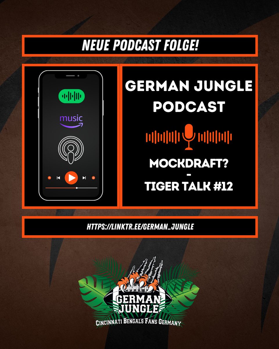 GermanJungle's tweet photo. Bonuscontent!

Auch wenn natürlich dieser Mockdraft, aufgenommen vor der grossen Lawrence Bombe, mittlerweile ein wenig obsolet erscheint, möchte ich euch die tolle Expertise von @RookandProsPod nicht vorenthalten. Etwa bei 21:51 beginnen wir über R2 - R4 zu sprechen!

Who Dey
🐅 https://t.co/mja7iZ86rx