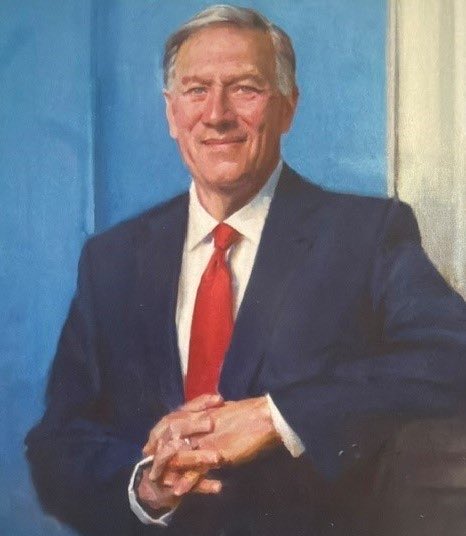 MONACOinUSA's tweet photo. At #state this week for the unveiling of the official portrait of former US Secretary of State, Mike Pompeo, painted by renowned American portraitist, Michael Shane Neal.
A moment reflecting continuity, service, and the enduring traditions of American diplomacy.  @mikepompeo86
@nealstudio