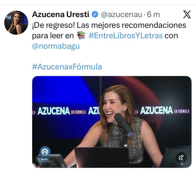 pamanes64's tweet photo. ¡De regreso! Las mejores recomendaciones para leer en 📚 #EntreLibrosYLetras con @normabagu

#AzucenaxFórmula https://t.co/v3thsBgdDW