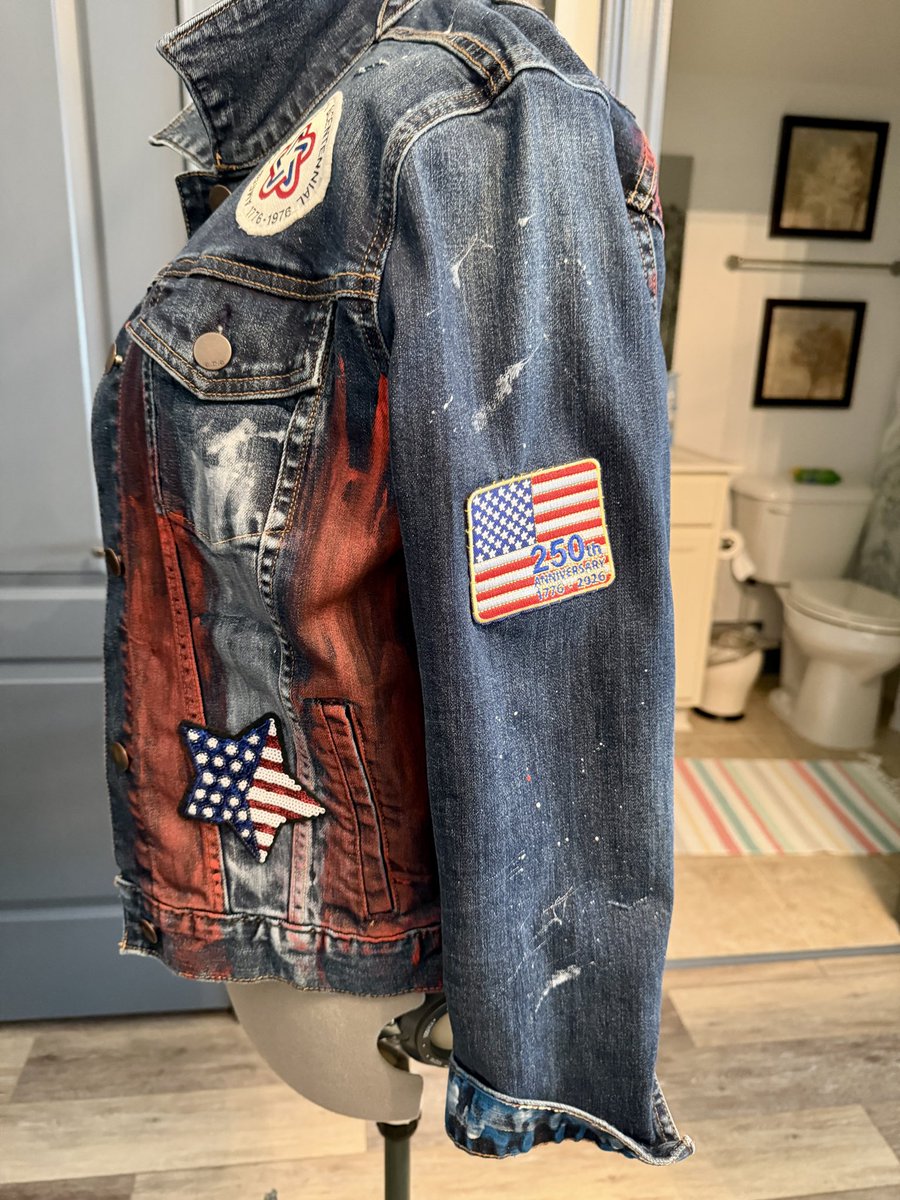 Saved this patch from 1976.  Finally used it.  I don’t think I’ll be around for the 300 anniversary.