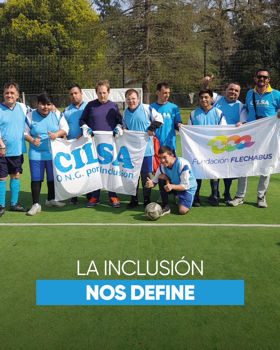CILSAong's tweet photo. Desde hace 18 años, Fundación Flechabus acompaña nuestro Programa de Recreación y Deportes, haciendo posible que jugadores de fútbol inclusivo y atletas de nuestras escuelitas encuentren en el deporte un espacio de inclusión. 

Agradecemos su contribución a nuestra misión ♥ https://t.co/n92IgTgmh3