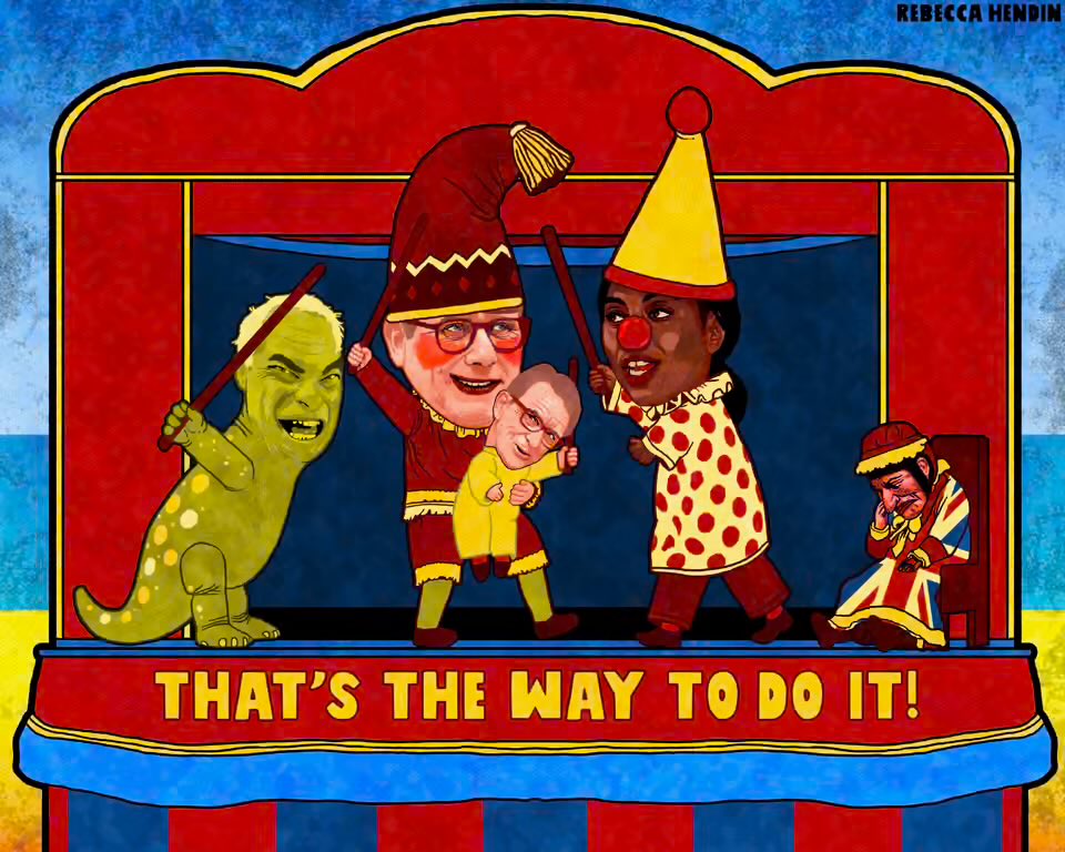 Cartoon4sale's tweet image. Rebecca Hendin @HendinArts on #KeirStarmer coming under fire from all sides #Mandelson #EpsteinFiles @Guardian – political cartoon gallery in London original-political-cartoon.com