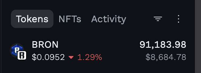 sneakbots's tweet photo. Thank you for the airdrop kind sirs @Moku_HQ, looking forward to next weeks stimmy after winning the 7,000 bRON scratch off last night. https://t.co/JHMhM1etJE