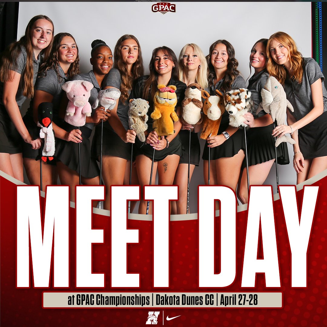 HCBroncosGolf's tweet photo. ❗️IT'S MEET DAY❗️
Our women are at Dakota Dunes for the two-day GPAC Championships!
📊: https://t.co/On585Bazec
#GDTBAB https://t.co/01MENIIacQ