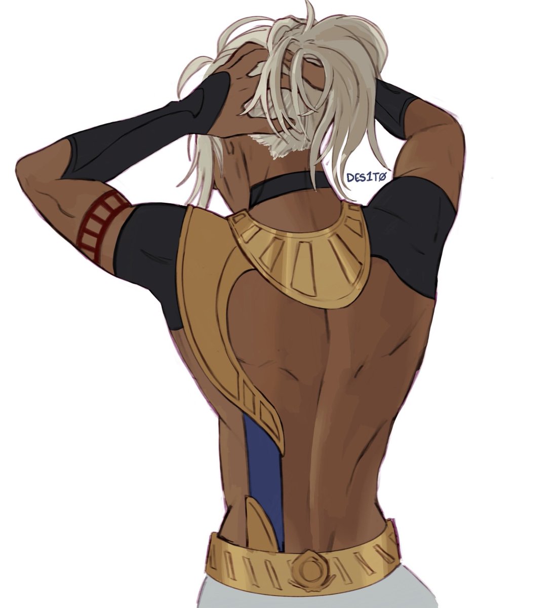 des1t0's tweet photo. quick wips of the sumeru mahamatra general

if u have massive neurons, then these r kaveh doodles to u ‘ ~ ‘ 

#genshinimpact #cyno https://t.co/k03JT4QiOv