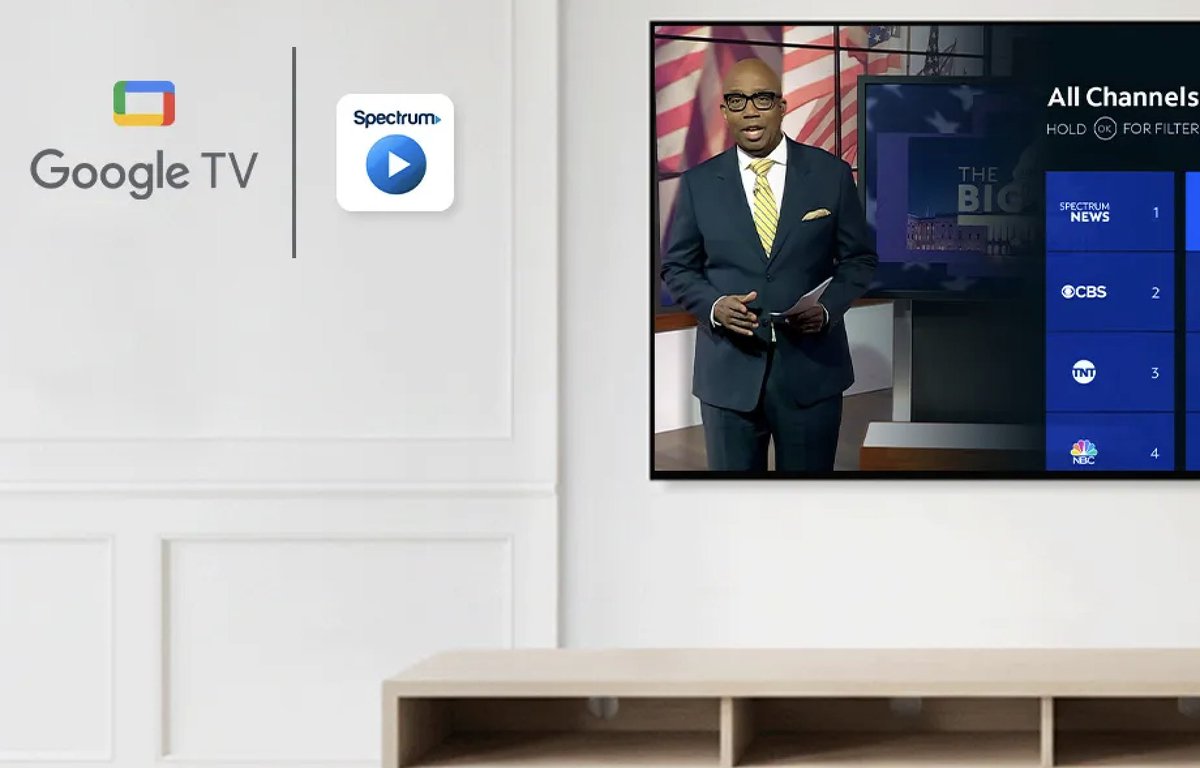 SpectrumReach's tweet image. Big news for advertisers! The Spectrum TV App is now available on @GoogleTV and Android TV OS devices. 
 
Connect with viewers on the Spectrum TV App across even more devices. 📺 
 
Details here: corporate.charter.com/newsroom/spect… 
 
#GoogleTV #Streaming