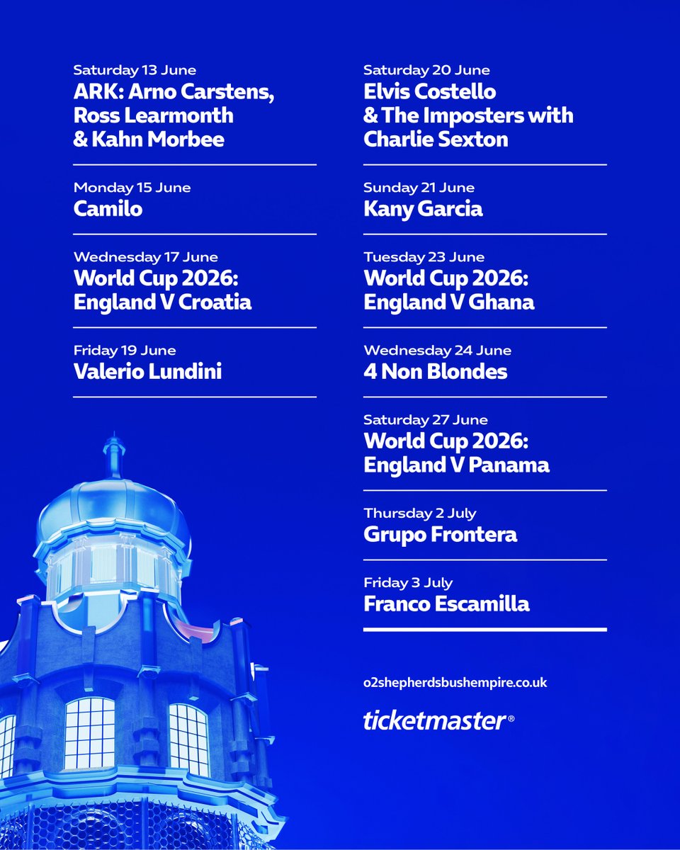 O2 Shepherd's Bush Empire tweet media