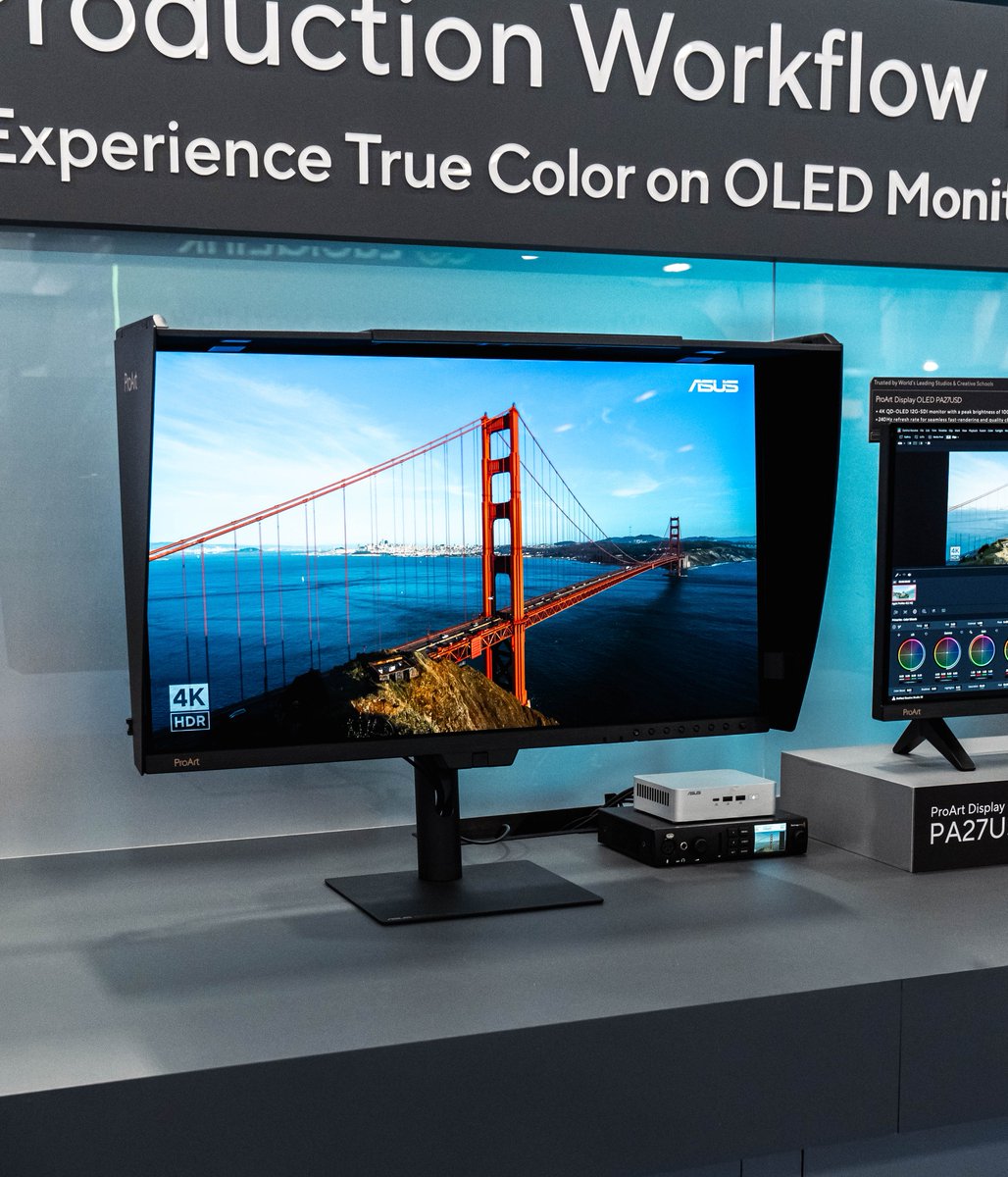 ASUSUSA's tweet image. Creators, this one’s for you 🎬
We’re bringing the full ProArt lineup to NAB Show 2026 in Las Vegas.
From displays to systems, it’s all here.

See it for yourself at North Hall, booth N3032
#NAB2026 #ProArt #Creators