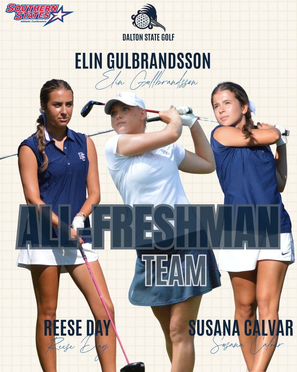 DaltonStateGolf's tweet image. Our Freshman trio!

#Roadrunners #BeepBeep #Golf