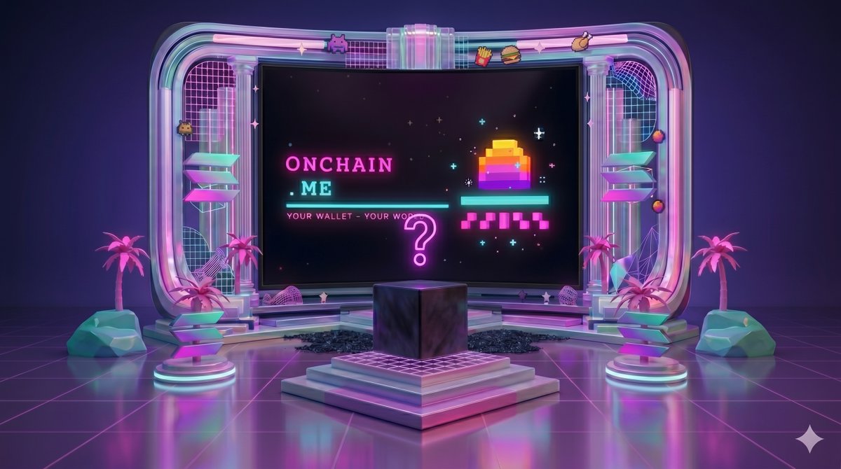 onchain_me's tweet photo. Your wallet has a story.

Every swap, every trade, every collect - - it's all there.

We're turning your onchain history into something you can actually see.

OnchainMe is coming.

🏝️ https://t.co/uojP80W0KV