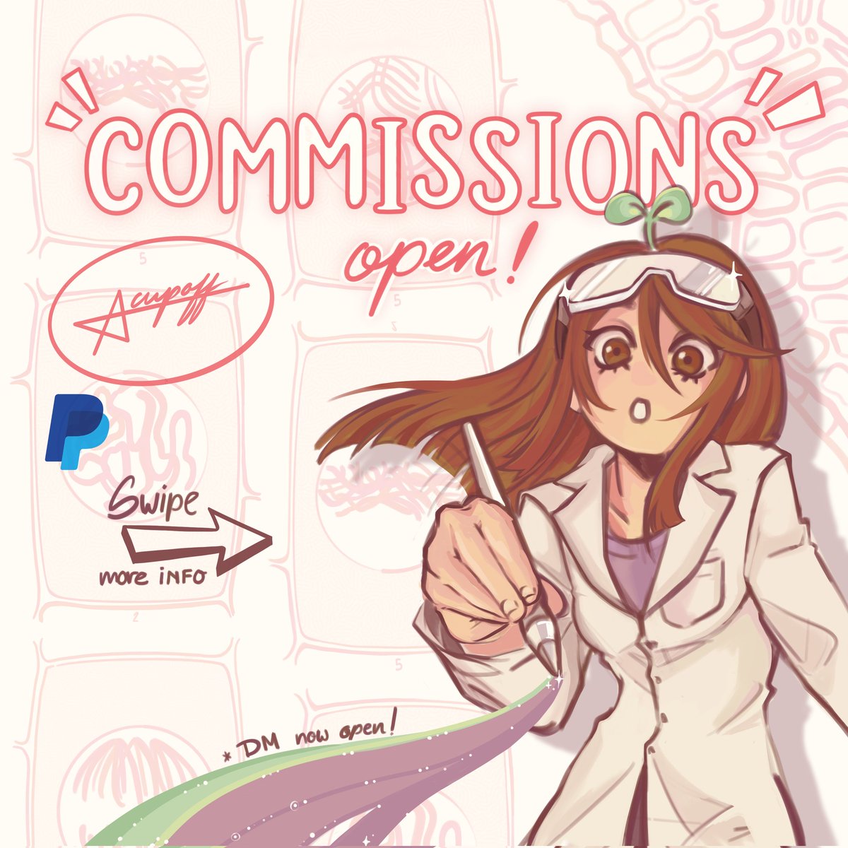 gosubb21's tweet photo. My Commissions are now OPEN!! 🥐🌱 Feel free to DM me if you're interested ;)
[🩷+🔁] are appreciated (1/2)
#opencommissions https://t.co/69z65hnwxL