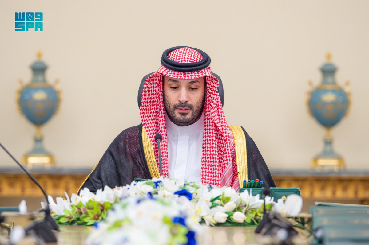 سمو #ولي_العهد يرأس جلسة #مجلس_الوزراء في جدة.
#واس