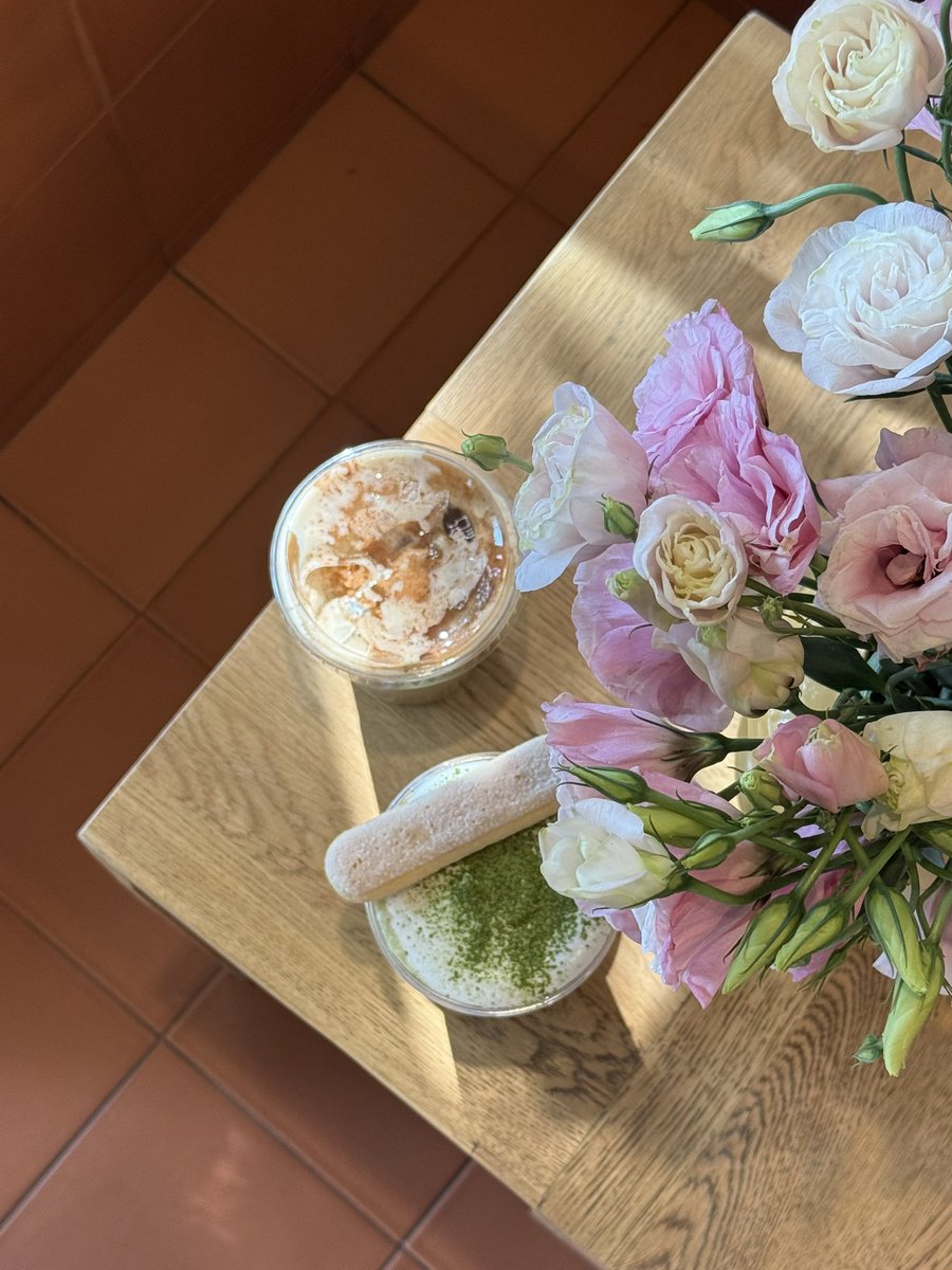 always coffee and flowers