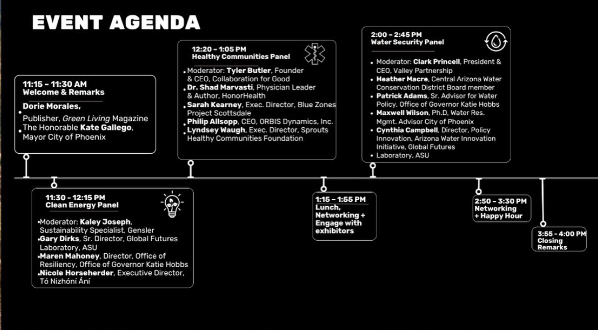 foxkristiana's tweet image. The Future of Sustainability 2026 with @greenlivingaz 🌵
April 23 | Phoenix

Panels on clean energy, water security &amp;amp; healthy communities—bringing leaders together to shape AZ’s future, tinyurl.com/54vv4yx7. 🌍

#Sustainability #ESG #BCorp #ClimateAction