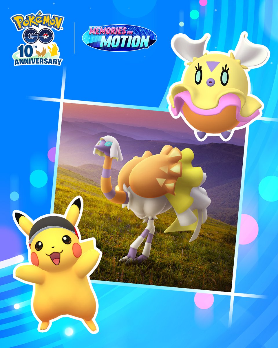 PokemonGoAppLA's tweet image. ¡Flittle, Espathra y Pikachu con visera debutan en #PokemonGO durante el evento Maratón de las Flores! 🤩

Desde el 12 de mayo, a las 10:00, hasta el 18 de mayo, a las 20:00 (hora local)

pokemongolive.com/news/spring-ma…