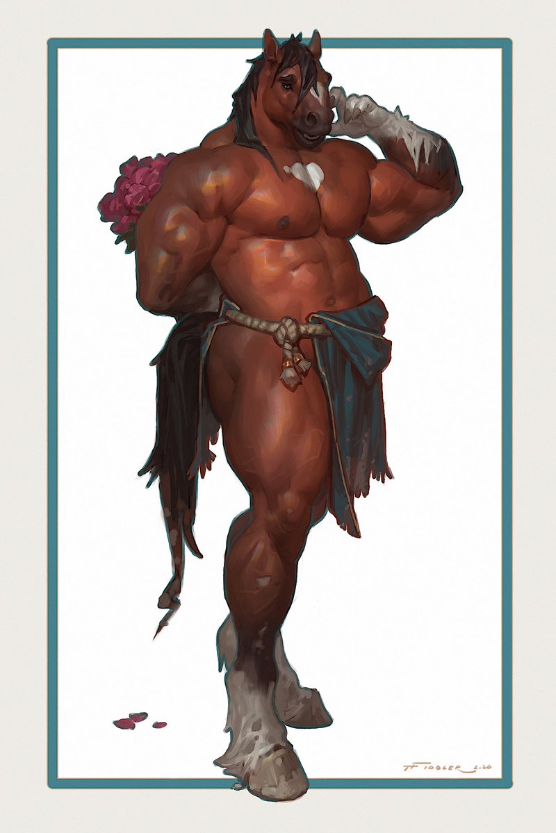 Bren brought you something 🐴💐