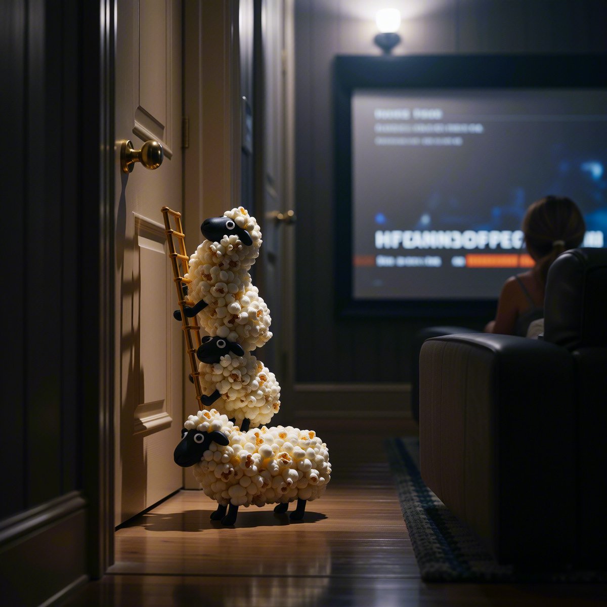 A_polon_i_a's tweet image. Let's go! #popcorn #sheep #zimageturbo