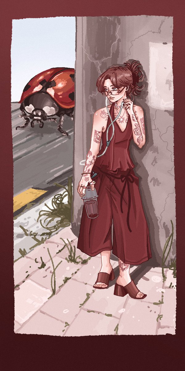 _S0WH4T's tweet photo. J’ai dessiné des ptites illus sur l’ambiance dans laquelle je suis quand j’écoute certaines musiques eheh https://t.co/cX57EtvxcN