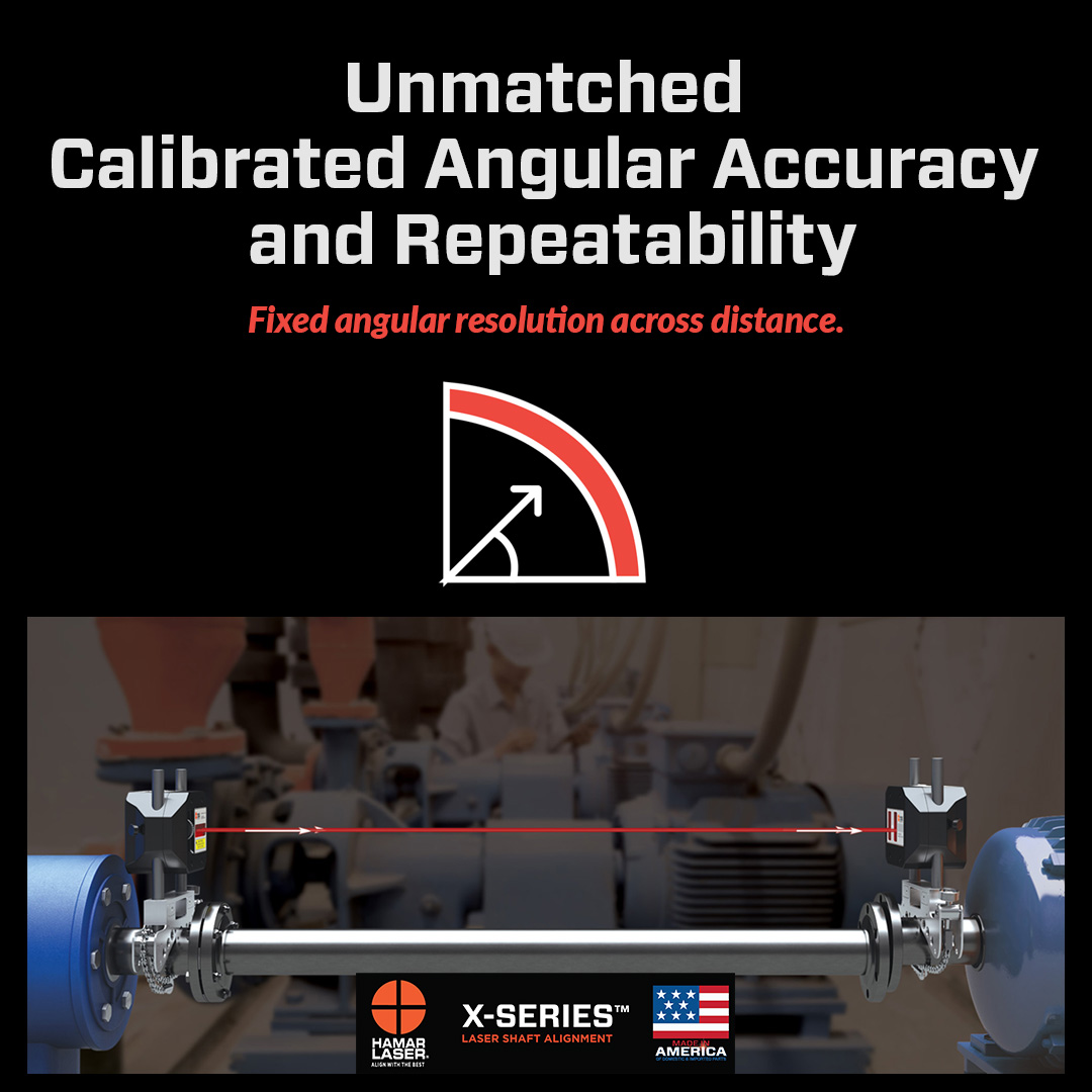 XSeriesAlign's tweet image. Calibrated angular readings matter.

Fixed angular resolution across distance helps reduce setup-to-setup variation and keeps alignment decisions consistent.

#ShaftAlignment #Reliability #Maintenance #HamarLaser #XSERIES