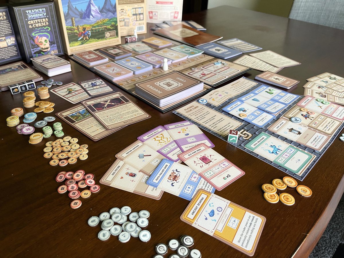 CoffeemillGames's tweet image. Trader’s Journey final prototype copy pics

coffeemillgames.com/tradersjourney

#boardgame #boardgames #pixelart #cardgame #productdesign #rpg