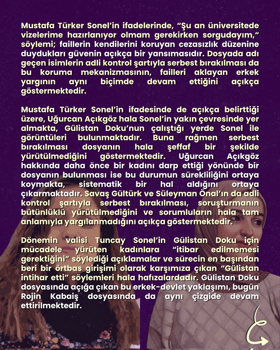 Rojin Kabaiş İçin Adalet Komisyonları tweet media