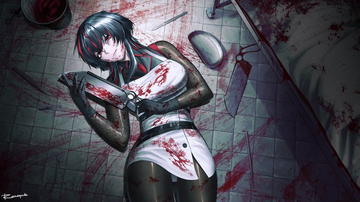 reeninthenight's tweet photo. Busy day #OC #Yandere https://t.co/xPVk5OwKzo