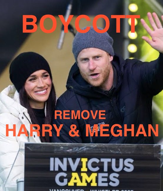 BeeWilde2's tweet image. The Invictus Games should #fire Prince Harry and Meghan Markle, "F--king Grifters", who bilk govts--nobody decent donates to the #IG money-laundering scam.💢#InvictusGames 

#DumbPrince #PrinceHarry #Megxit #YachtGirl #MeghanMarkle 

@chtycommission @kensingtonroyal @defencehq
