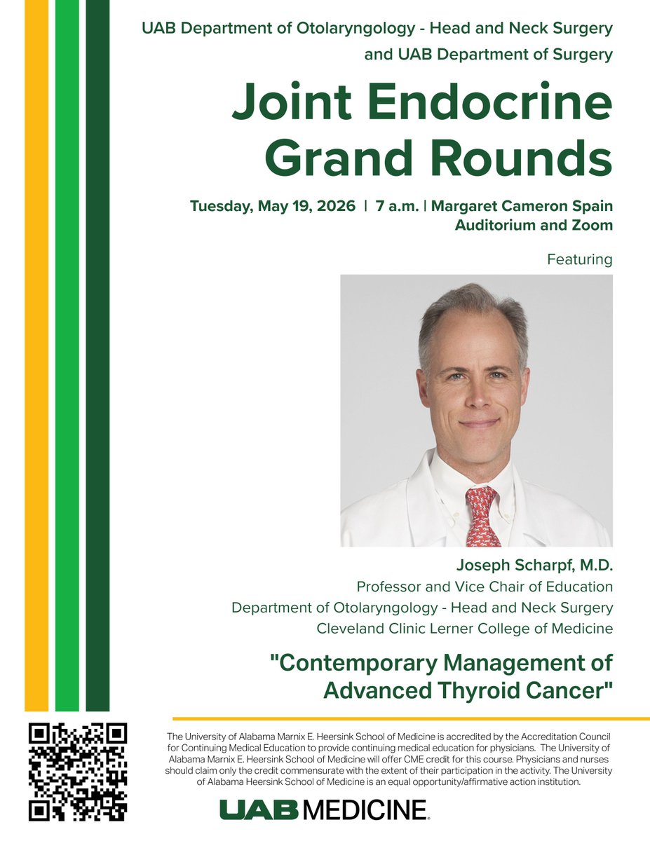 UAB Otolaryngology tweet media