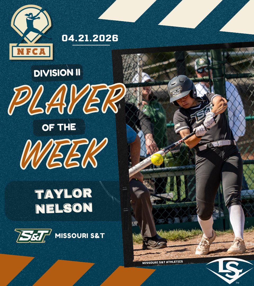 NFCAorg's tweet photo. 💪 Dominance on display!

@Miners_SB's Nelson, @SURamsSoftball's Ruffner collect DII @sluggerFP Player &amp; @wilsonballglove  Pitcher of the Week accolades.

🔗 https://t.co/cbhE6fZBIV https://t.co/0iGUd9Pyj3