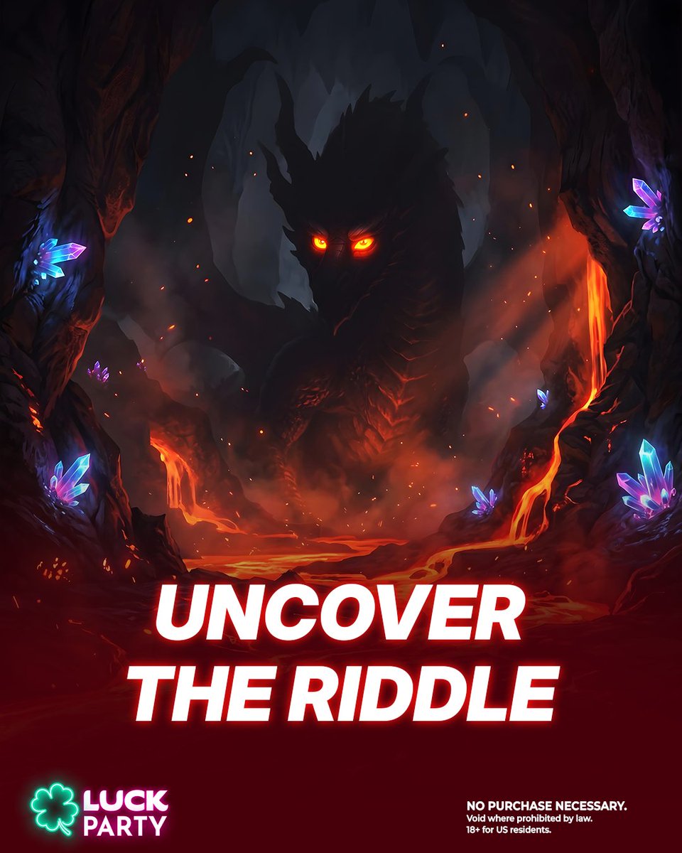 luckparty_'s tweet photo. Uncover the riddle for a gift... 🎁

I twist through the sky with scales that shine
Guarding a glowing treasure that is mine
Red and gold with a legendary grin
What fiery symbol am I hidden in

5 selected entries get 50K GC + 5 SC each   

LIMITED-TIME: Only available for the next 24 hours!
