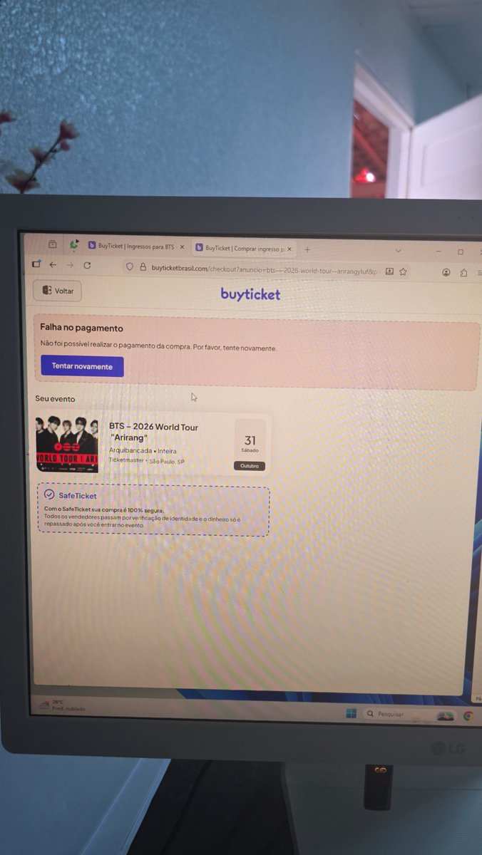 NANHIA VAI VER O BTS 💜✨️ tweet media