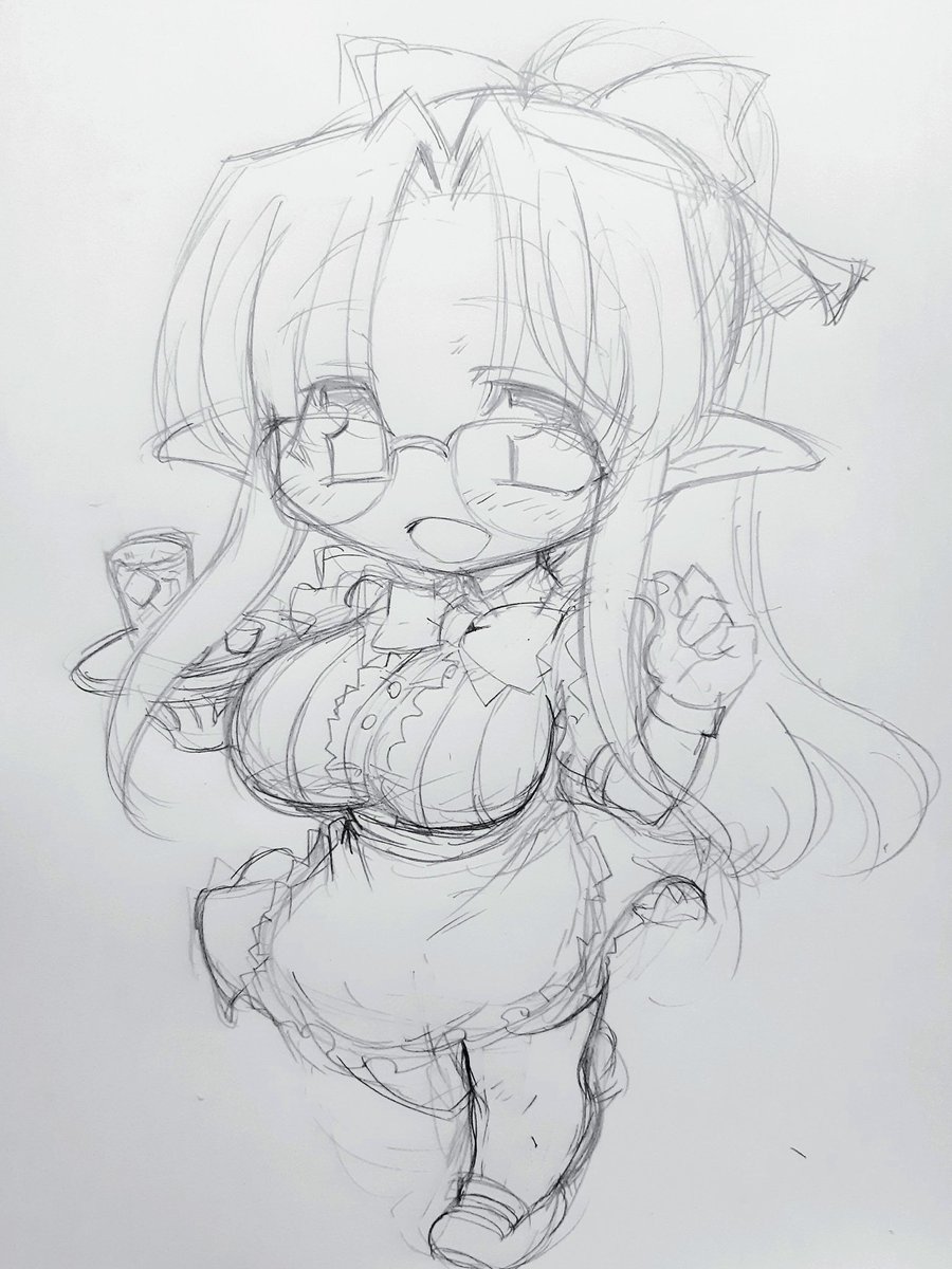 #みんなのうちの子筆頭を見せて
エネミア。
うちのこ歴にじゅうごねんくらい。 